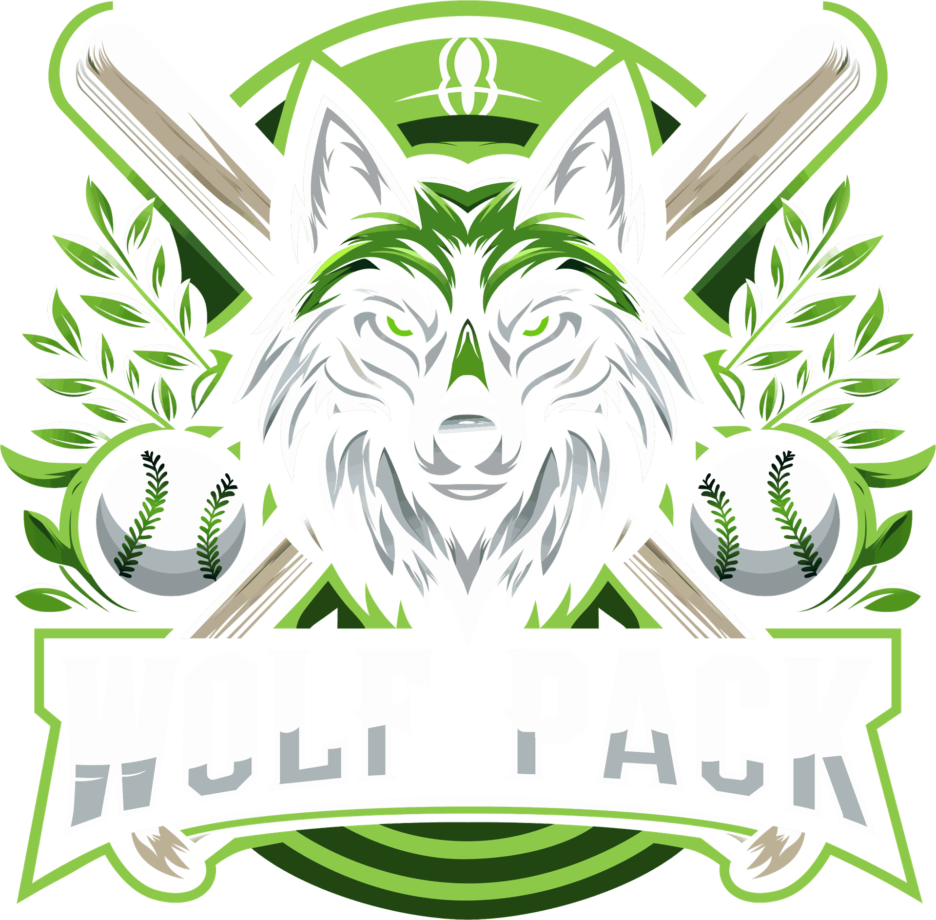 Wolf mascot vector art